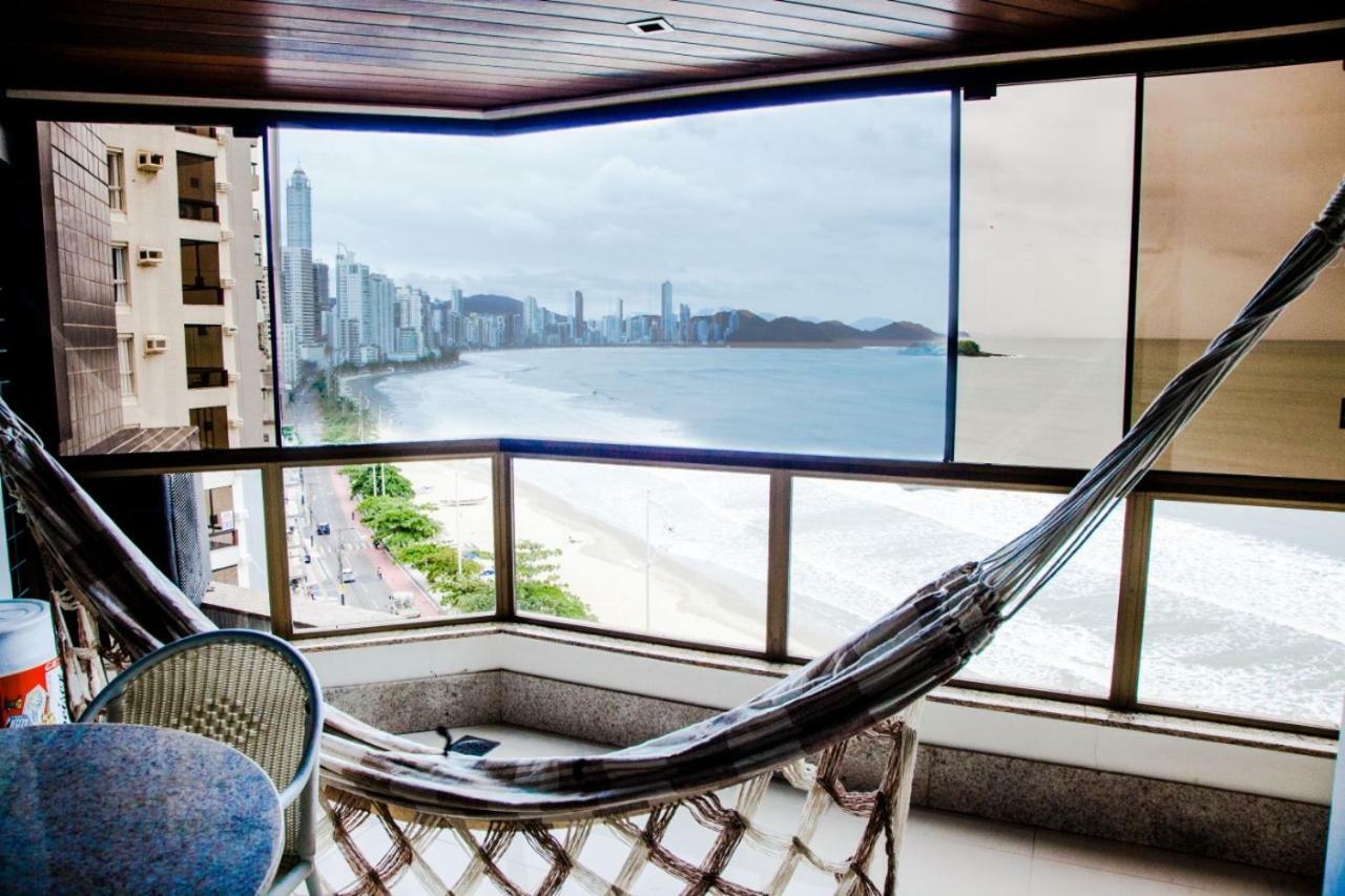 Apto Frente Mar Bal Camboriu Pe Na Areia Fantastica E Encantadora Vista Mar Balneário Camboriú Extérieur photo