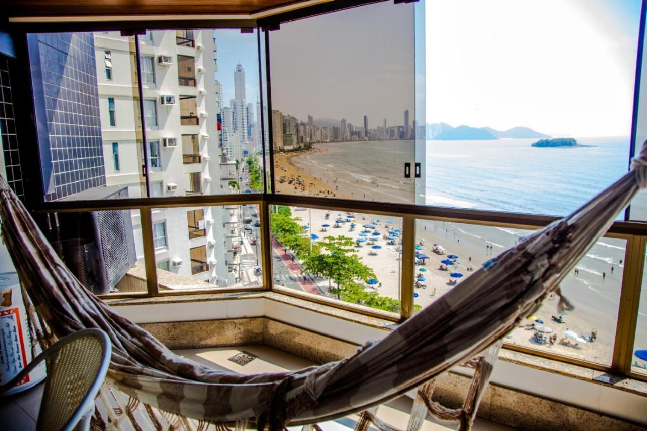 Apto Frente Mar Bal Camboriu Pe Na Areia Fantastica E Encantadora Vista Mar Balneário Camboriú Extérieur photo